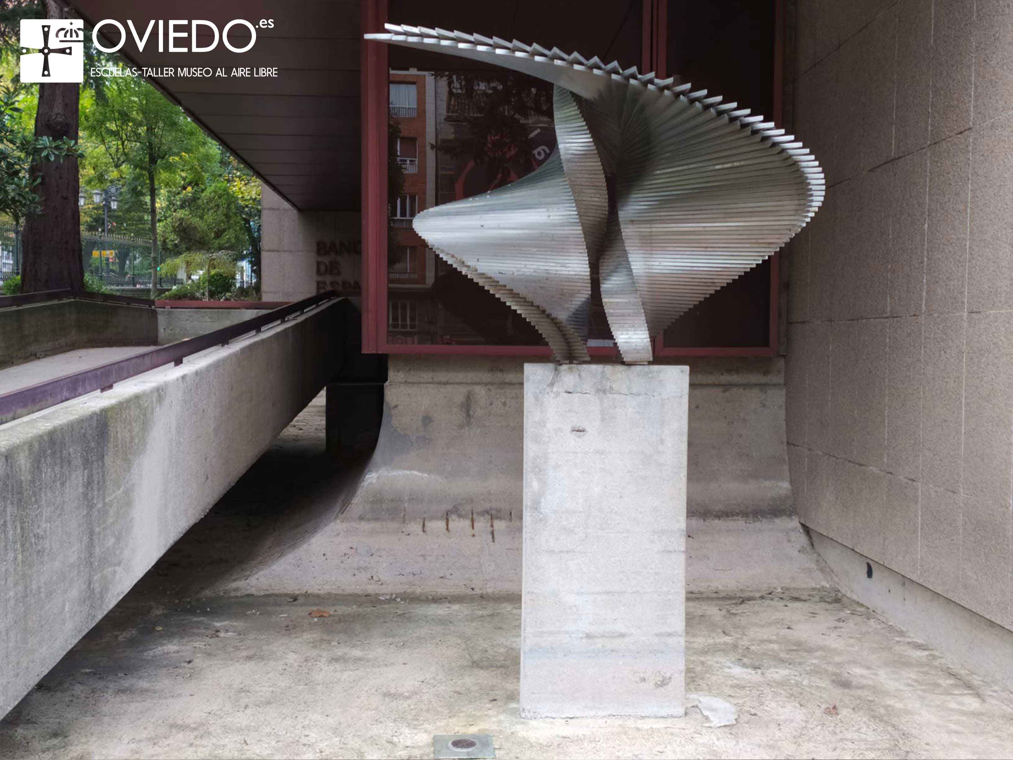 escultura completa banco españa